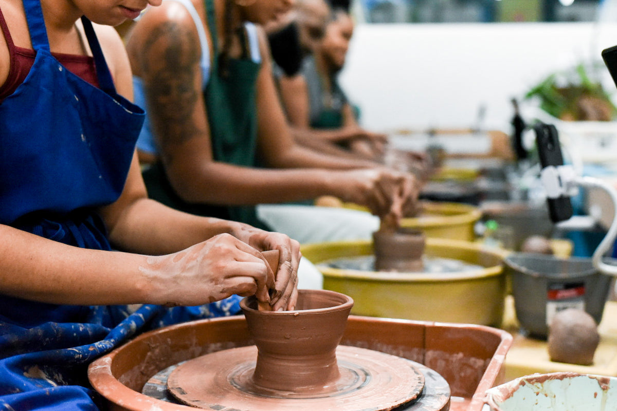 Pottery courses, workshops and open studio access 